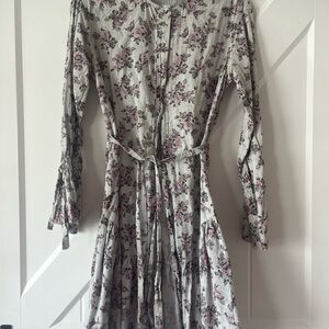 LA VIE Rebecca Taylor Floral Long Sleeve Dress
